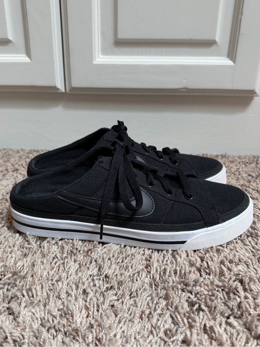 Nike Court Legacy Mules in Black Size 8.5 - Picture 3 of 14
